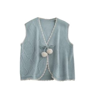 Fur Ball Lace-Up Tank