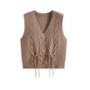 V-Neck Bow Tie Tank