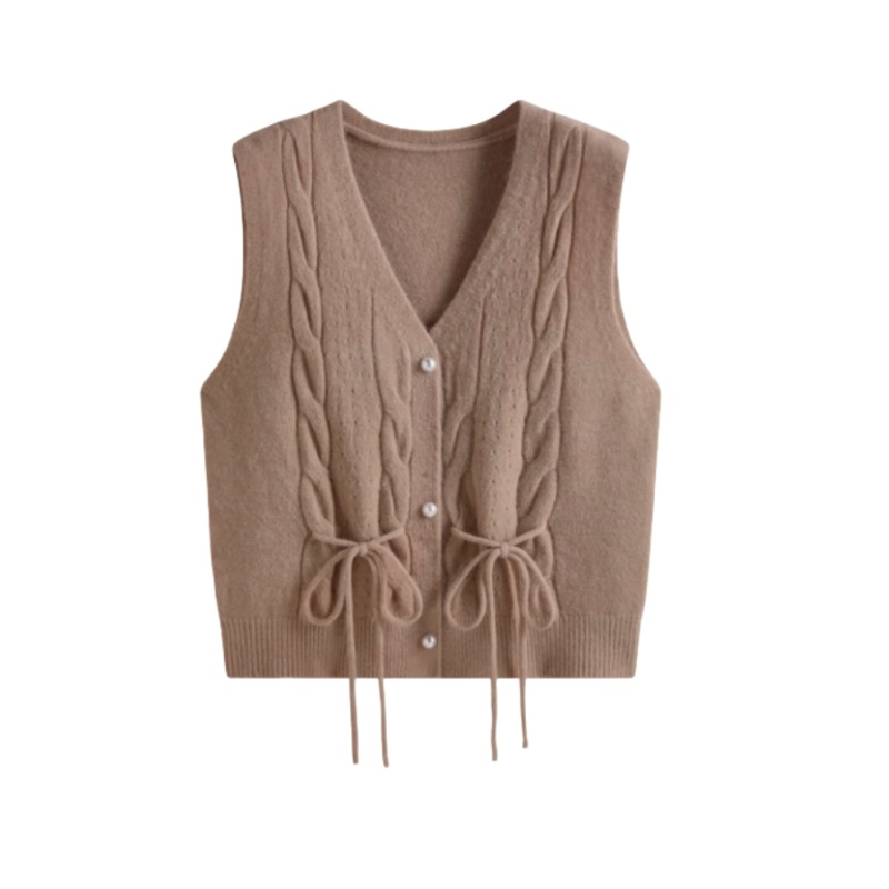 V-Neck Bow Tie Tank